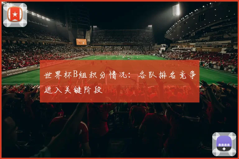世界杯B组积分情况：各队排名竞争进入关键阶段